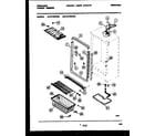 Frigidaire FFU16F6AW3 cabinet parts diagram