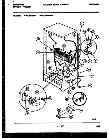 System and automatic defrost parts