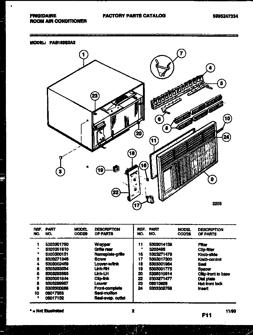 Cabinet parts