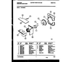 Frigidaire FAS183S2A2 air handling parts diagram