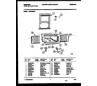 Frigidaire FAS183S2A2 window mounting parts diagram