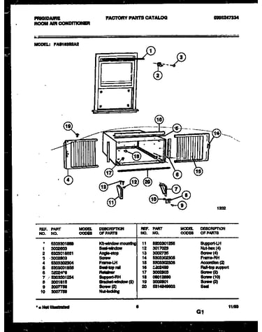 Window mounting parts