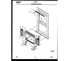 Frigidaire FAL123S1A1 window mounting parts diagram