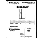 Frigidaire FRS26XRAD0 front cover diagram