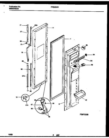Freezer door parts