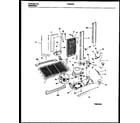 Frigidaire FRS26XRAW0 system and automatic defrost parts diagram