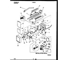 Frigidaire FRS26XRAD0 ice maker and installation parts diagram