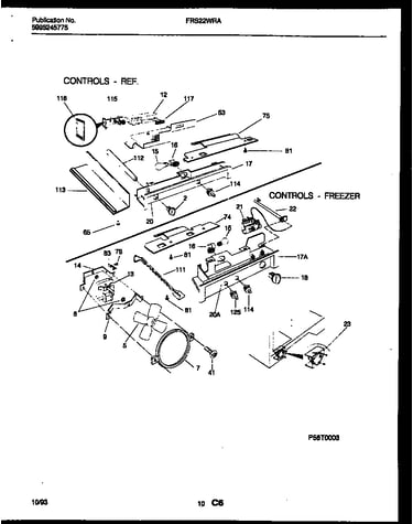 Refrigerator control assembly, damper control assembly and f