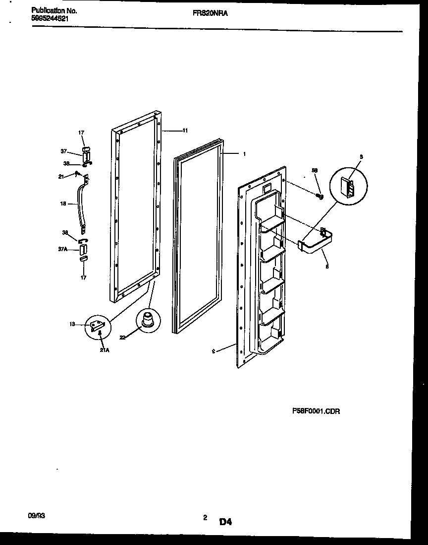 FREEZER DOOR PARTS