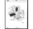 Frigidaire FRS20NRAW3 system and automatic defrost parts diagram