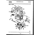 Frigidaire MVH1195A motor and lamp assembly diagram