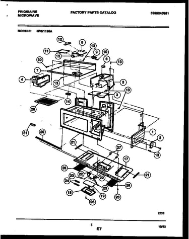 Motor and lamp assembly