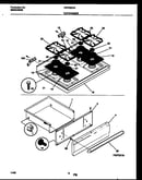 Cooktop and drawer parts