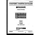 Frigidaire FAC063S7A2 front cover diagram