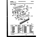 Frigidaire FEB754BBBA control panel diagram