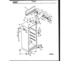 Frigidaire FRT18DRAD1 cabinet parts diagram