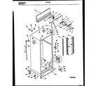 Frigidaire FRT18JRAW1 cabinet parts diagram