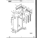 Frigidaire FPCI21TPW1 cabinet parts diagram