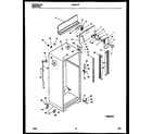 Frigidaire FPCI21TPL1 cabinet parts diagram
