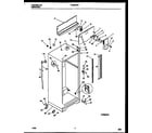 Frigidaire FPES19TPL1 cabinet parts diagram