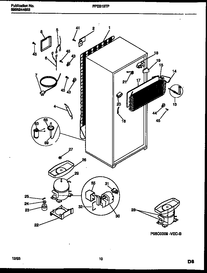 SYSTEM AND AUTOMATIC DEFROST PARTS