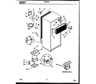 Frigidaire FPES19TPL1 system and automatic defrost parts diagram