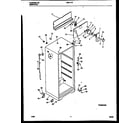 Frigidaire FPD17TPW3 cabinet parts diagram