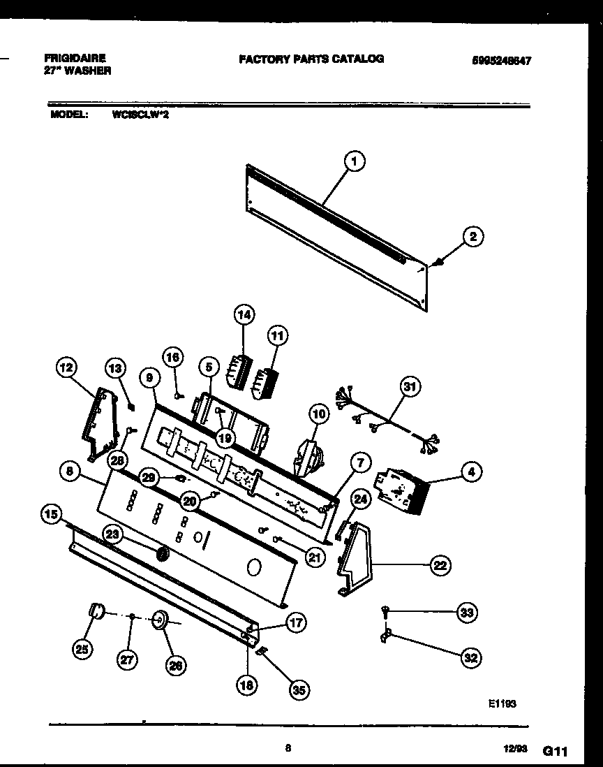 Console and control parts