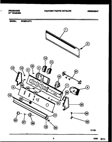 Console and control parts