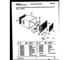 Frigidaire FAV157S1A2 cabinet parts diagram