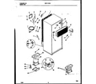 Universal/Multiflex (Frigidaire) MRT17CRAW0 system and automatic defrost parts diagram