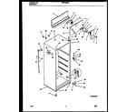 Universal/Multiflex (Frigidaire) MRT18BRAD0 cabinet parts diagram