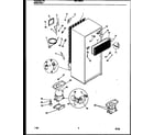 Universal/Multiflex (Frigidaire) MRT18BRAY0 system and automatic defrost parts diagram