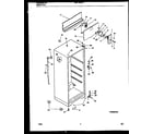 Universal/Multiflex (Frigidaire) MRT13CRAD0 cabinet parts diagram