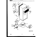 Universal/Multiflex (Frigidaire) MRT13CRAY0 system and automatic defrost parts diagram