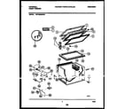 Universal/Multiflex (Frigidaire) MFC05M3BW0 chest freezer parts diagram