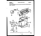 Universal/Multiflex (Frigidaire) MFC07M1BW0 chest freezer parts diagram