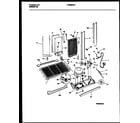 Frigidaire FRS28XHAW1 system and automatic defrost parts diagram
