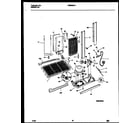 Frigidaire FRS28XHAB1 system and automatic defrost parts diagram