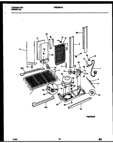 System and automatic defrost parts