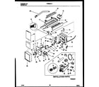 Frigidaire FRS28XHAB1 ice maker and installation parts diagram