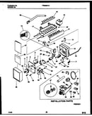 Ice maker and installation parts