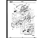 Frigidaire FRS28XHAW1 ice maker and installation parts diagram