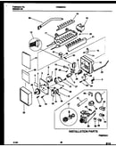 Ice maker and installation parts