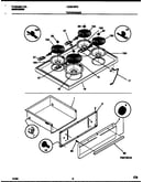 Cooktop and drawer parts