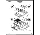 Tappan CP303VP2W4 cooktop and broiler drawer parts diagram