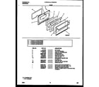 Kelvinator CP303VC3D2 door parts diagram