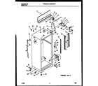 Frigidaire FPGC18TAW0 cabinet parts diagram