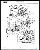 Ice maker and installation parts