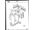 Frigidaire FPES21TPW1 cabinet parts diagram